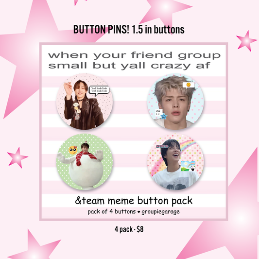 teamies meme button pack!